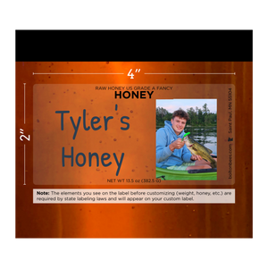 Custom Labeled Honey